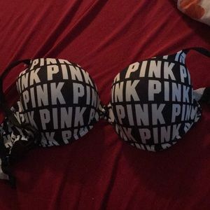 Pink bra